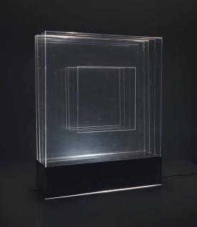 Gianni Colombo - Strutturazione Ritmica Quadrato Pulsante