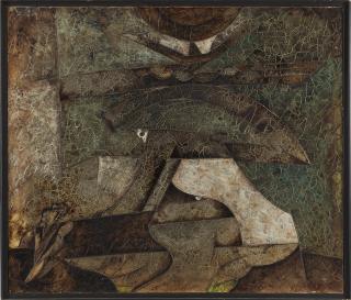 Gianni Dova - Forme in un paesaggio