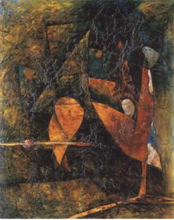 Gianni Dova - Il riposo sui rami