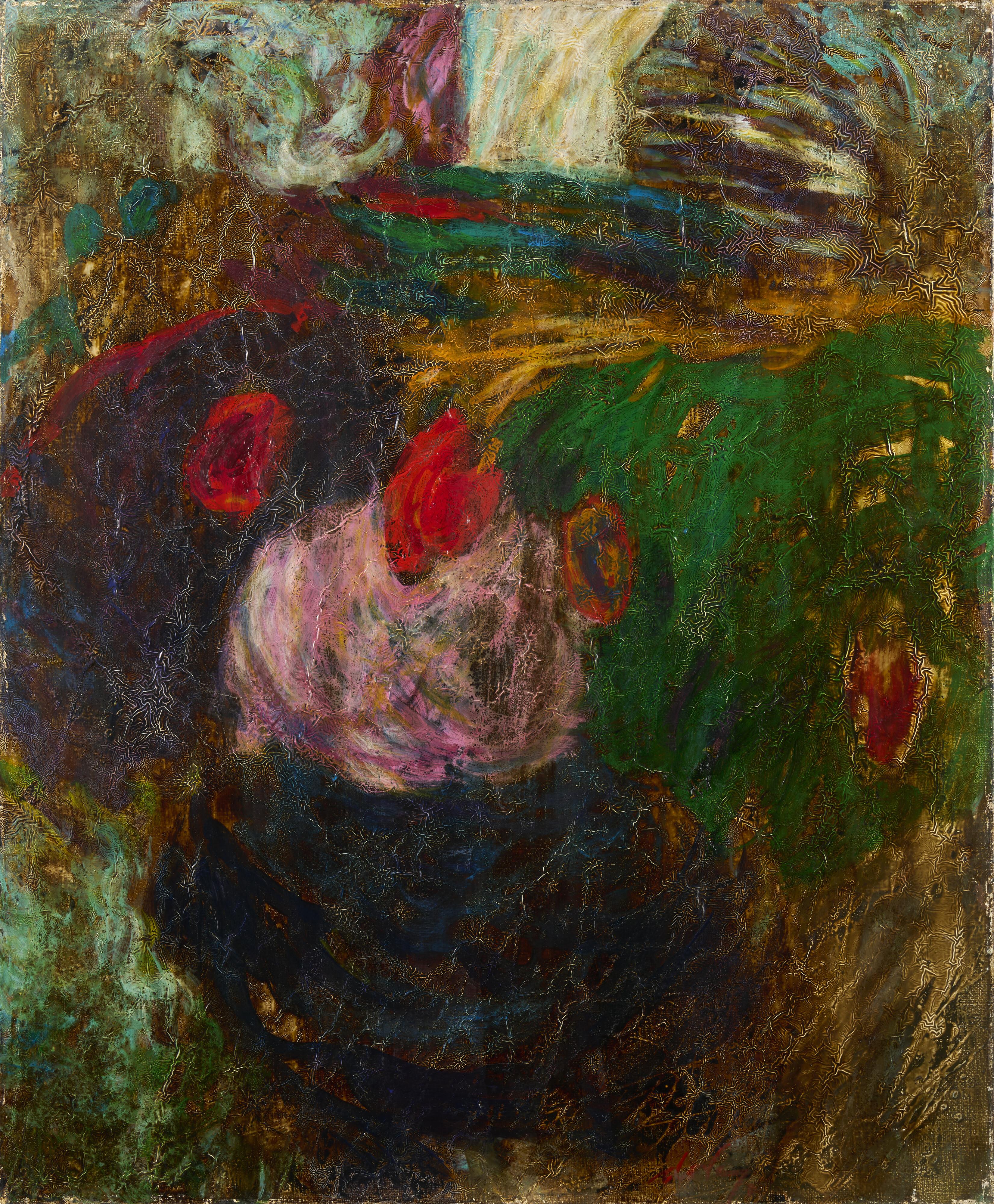 Gianni Dova - Paesaggio fiorito