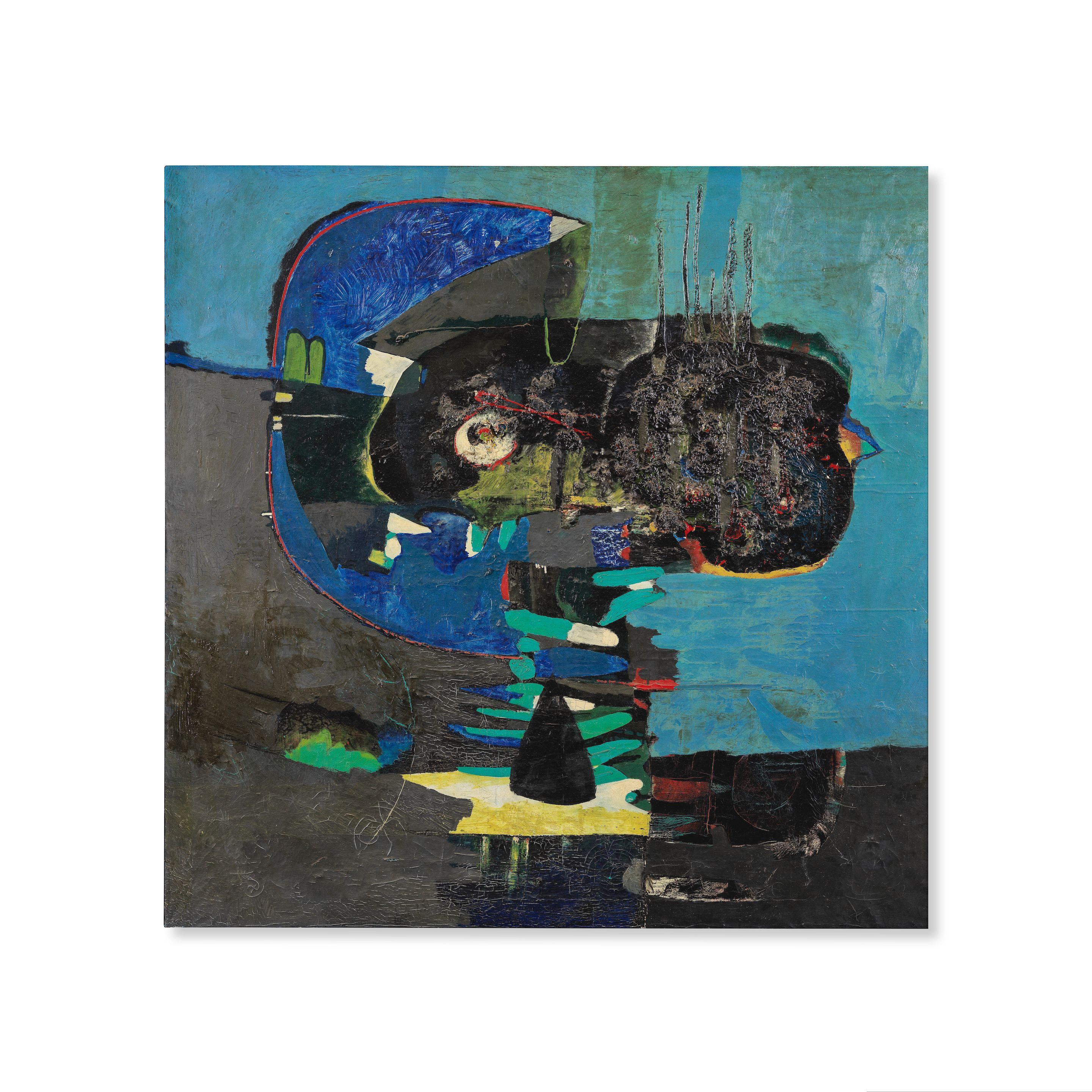 Gianni Dova - Testa di Guerriero