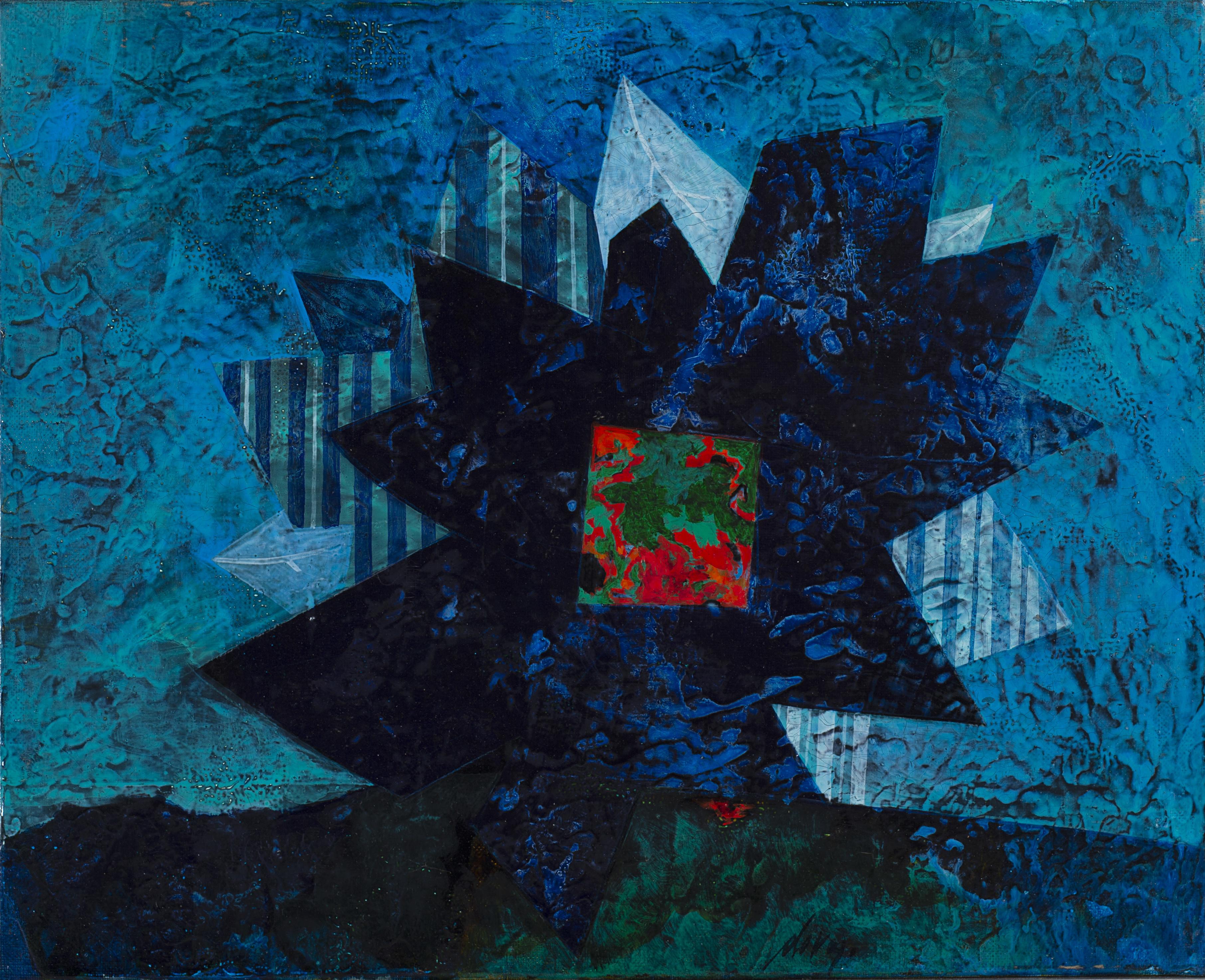 Gianni Dova - Vaso in fiore