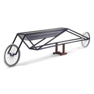 Gianni Piacentino - Black Pearl Frame Vehicle With Gray Tank