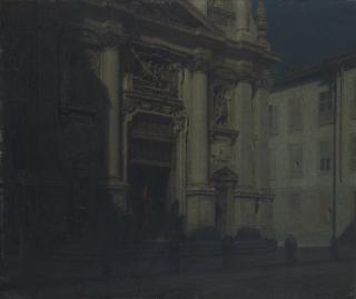 Giannino Grossi - L\'Ave Maria della sera (Milano - chiesa di Santa Maria alla Porta)