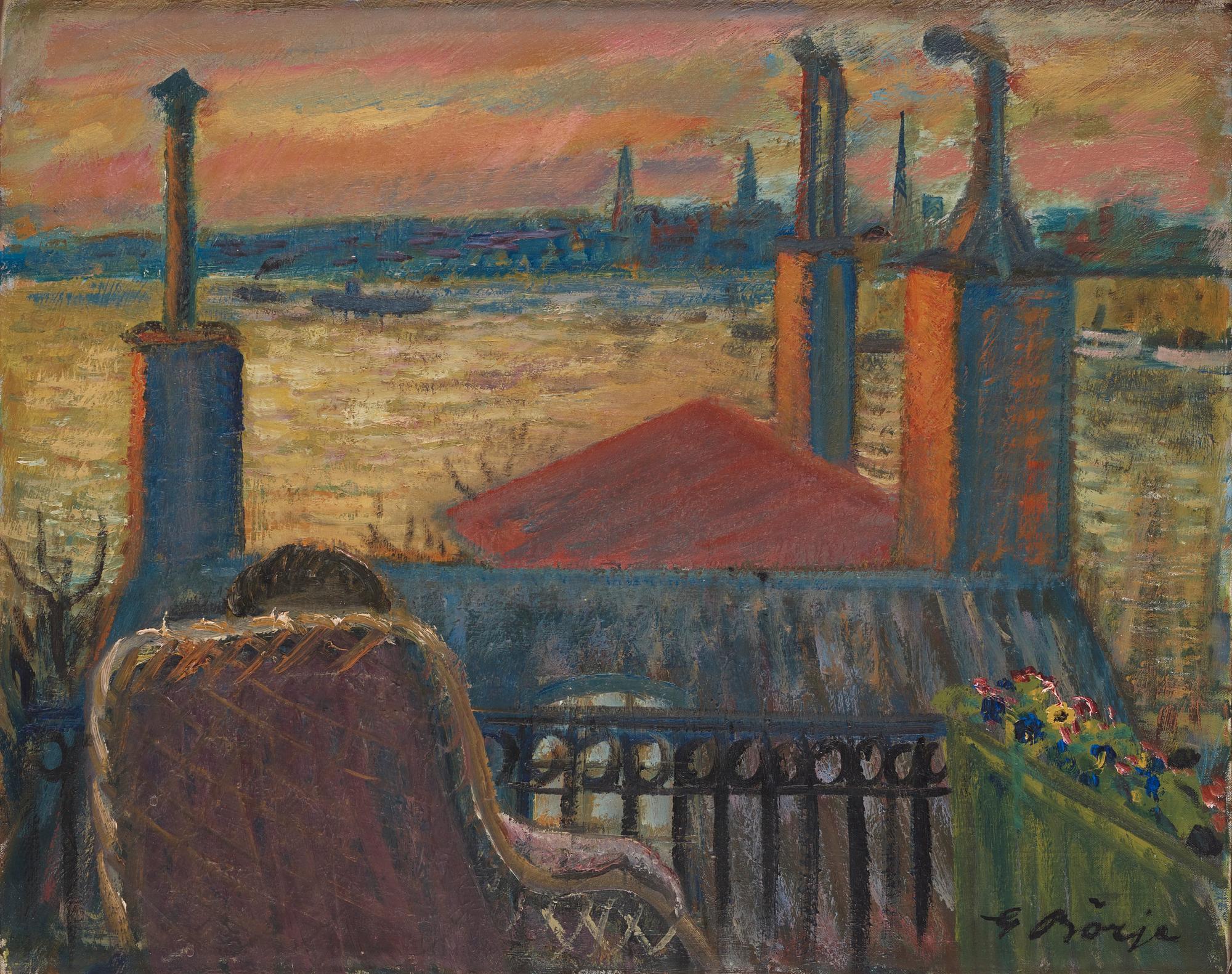 Gideon Börje - View over Riddarfjärden, Stockholm.