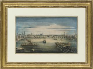 Gideon Yates - An excursion steamer clearing her berth and heading down river towards London Bridge, her decks crowded with passengers