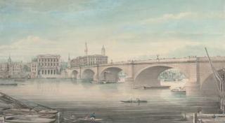 Gideon Yates - Paddlesteamers and other shipping on the Thames before London Bridge
