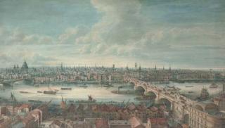 Gideon Yates - View of The River Thames With Blackfriars Bridge, St Paul\'S, London Bridge And The Monument