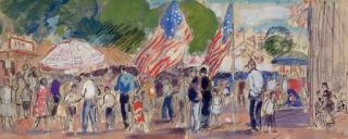 Gifford Beal - Before the Circus