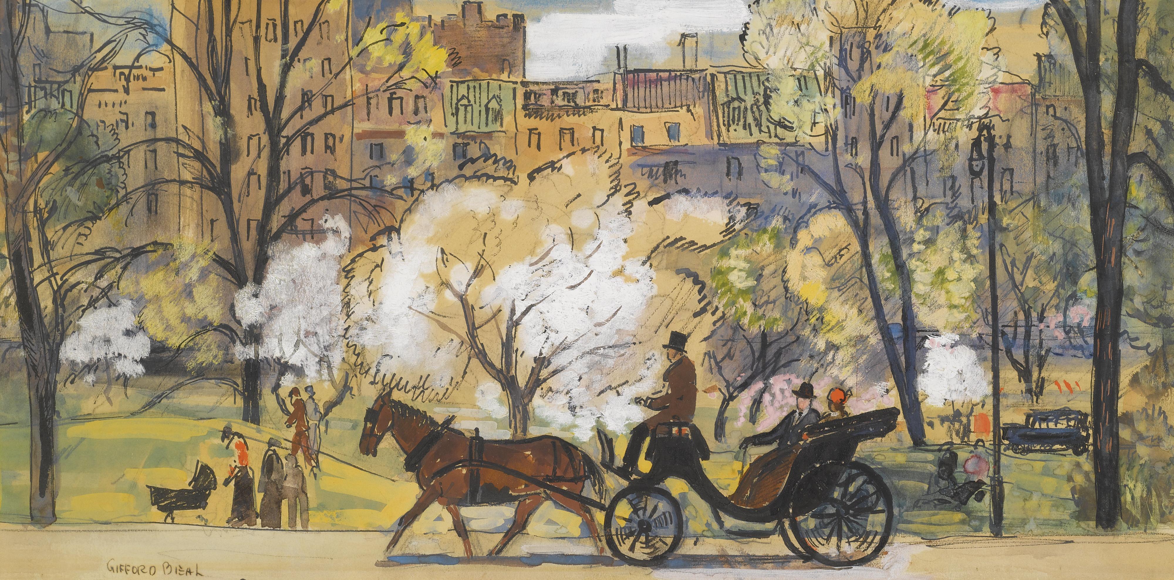 Gifford Beal - Central Park