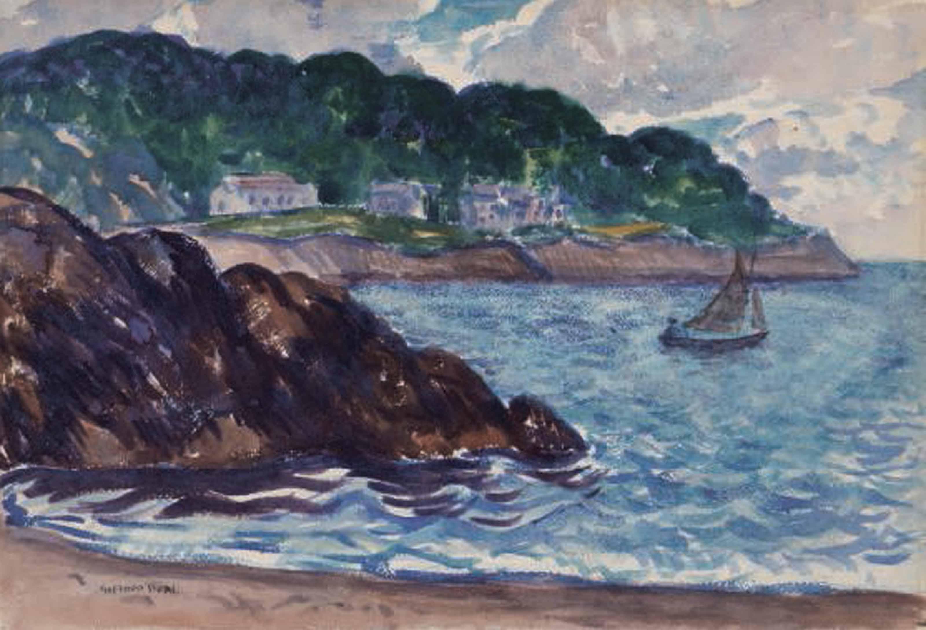 Gifford Beal - Pigeon Cove: A Double-Sided Work