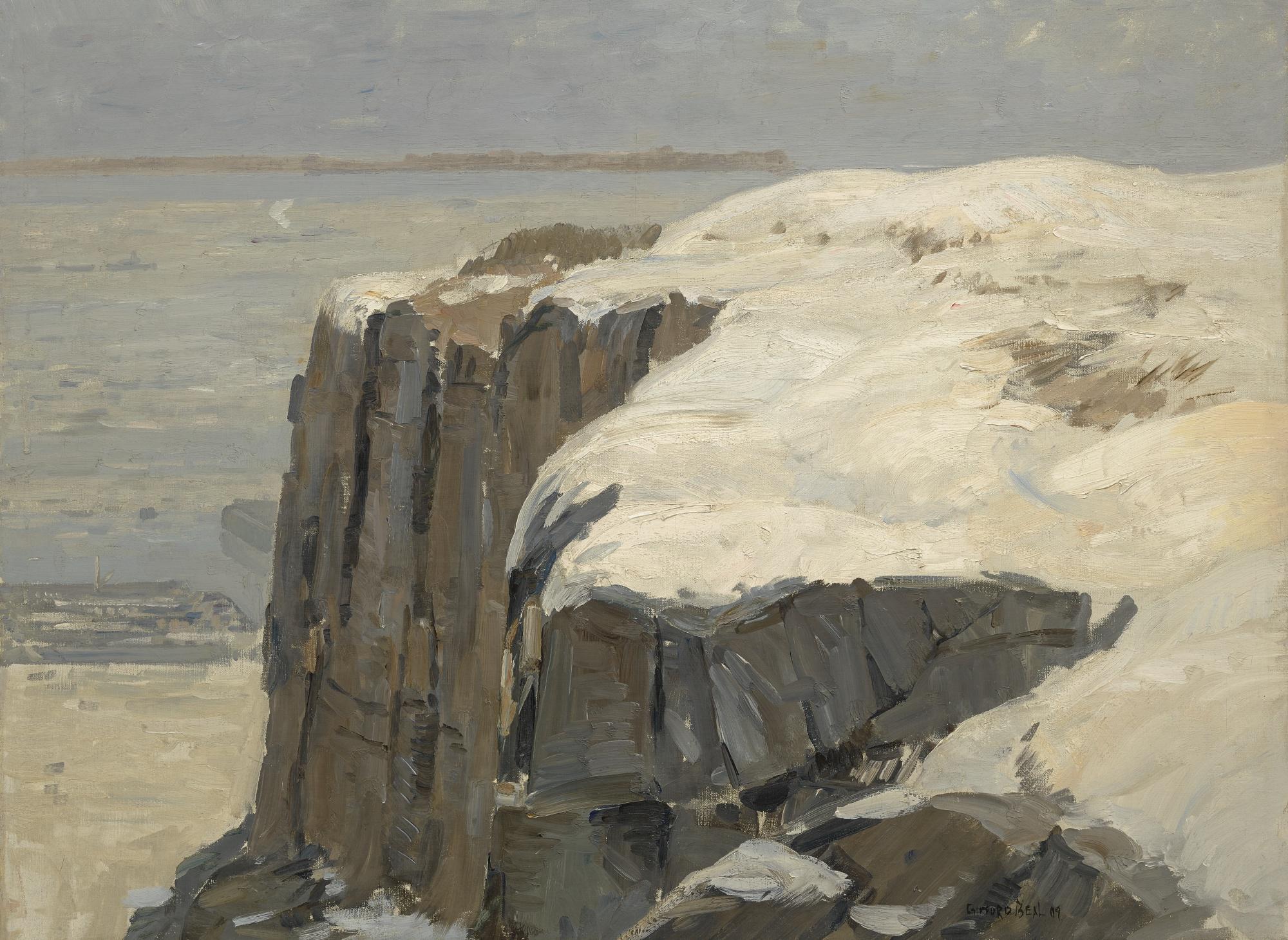 Gifford Reynolds Beal - Palisades In Winter