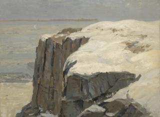 Gifford Reynolds Beal - Palisades In Winter