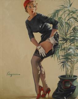 Gil Elvgren - Modest Maneuver