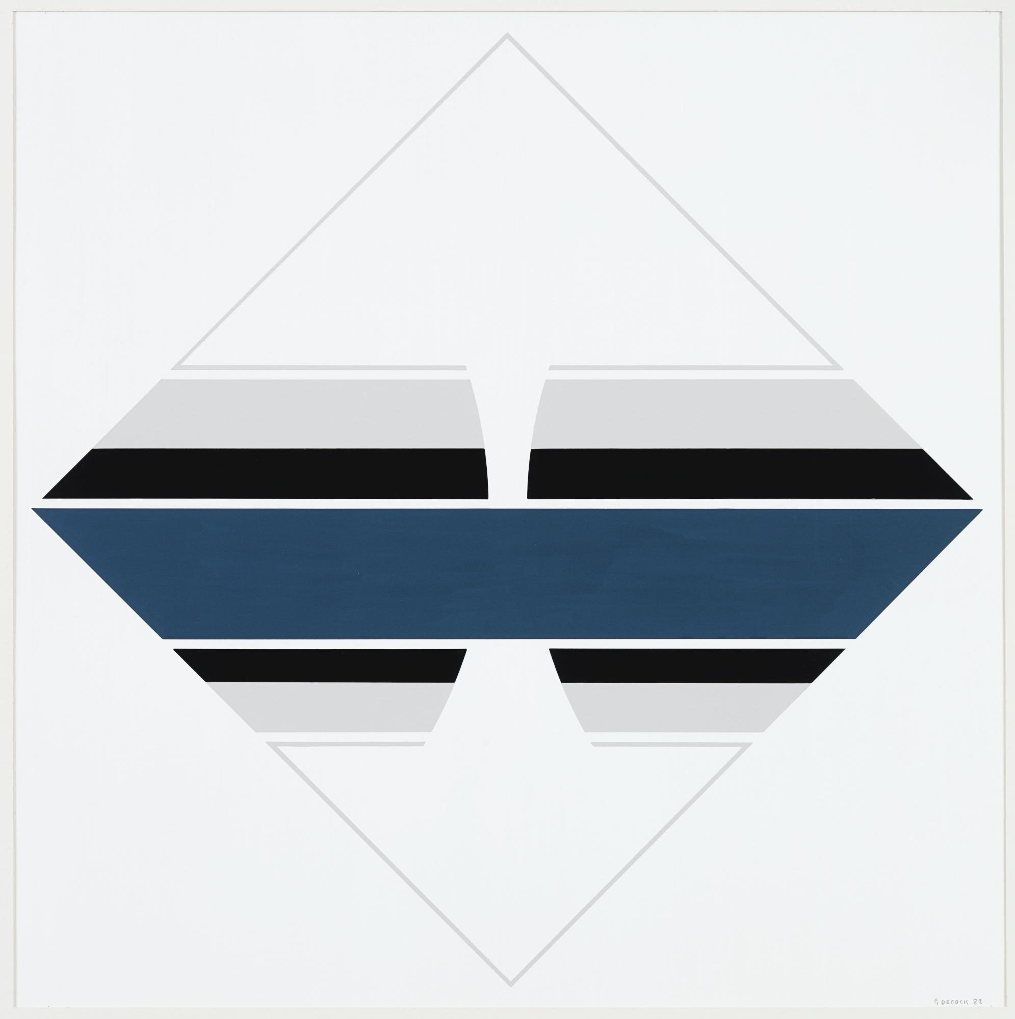 Gilbert Decock - Composition Abstraite Dpxi-Xi