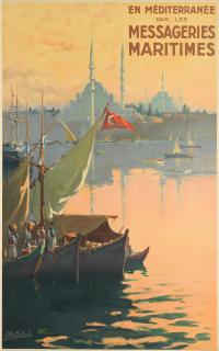 Gilbert Galland - Messageries Maritimes. Istanbul
