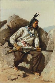 Gilbert Gaul - Indian Scout