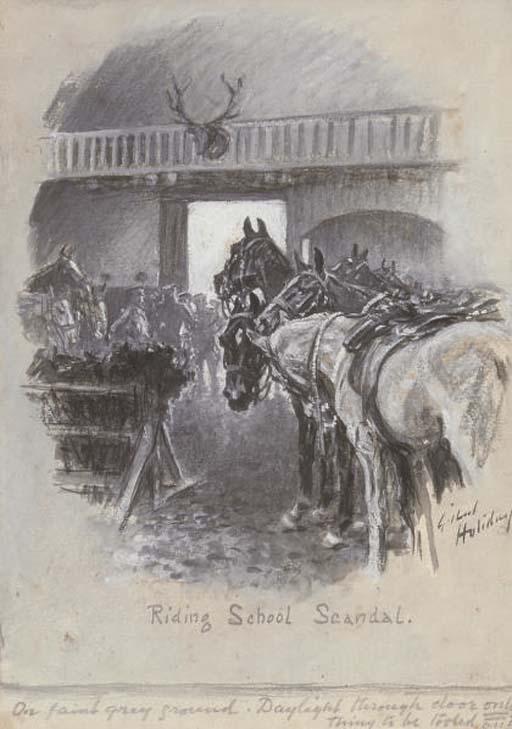 Gilbert Joseph Holiday - Riding school scandal