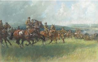 Gilbert Joseph Holiday - The Rocket Brigade At The Battle Of Leipzig, 1813; And The Rocket Troop, Royal Horse Artillery