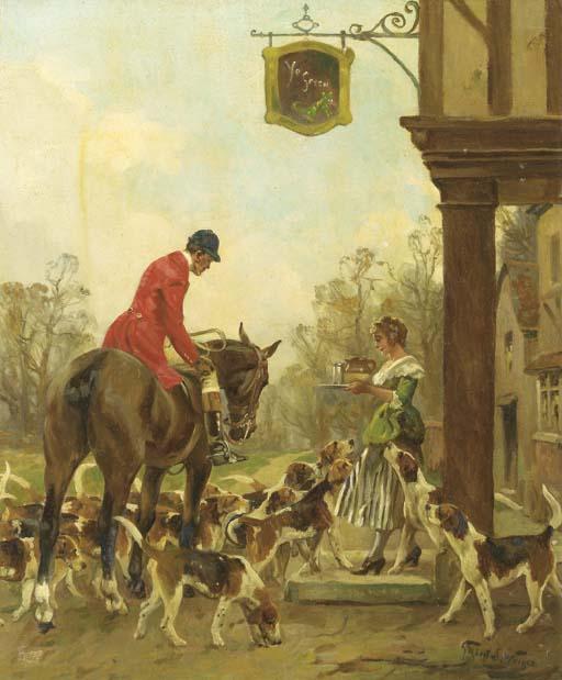 Gilbert Scott Wright - A stop at a country inn