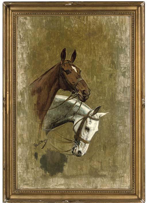 Gilbert Scott Wright - Two Hunters