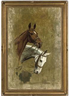 Gilbert Scott Wright - Two Hunters