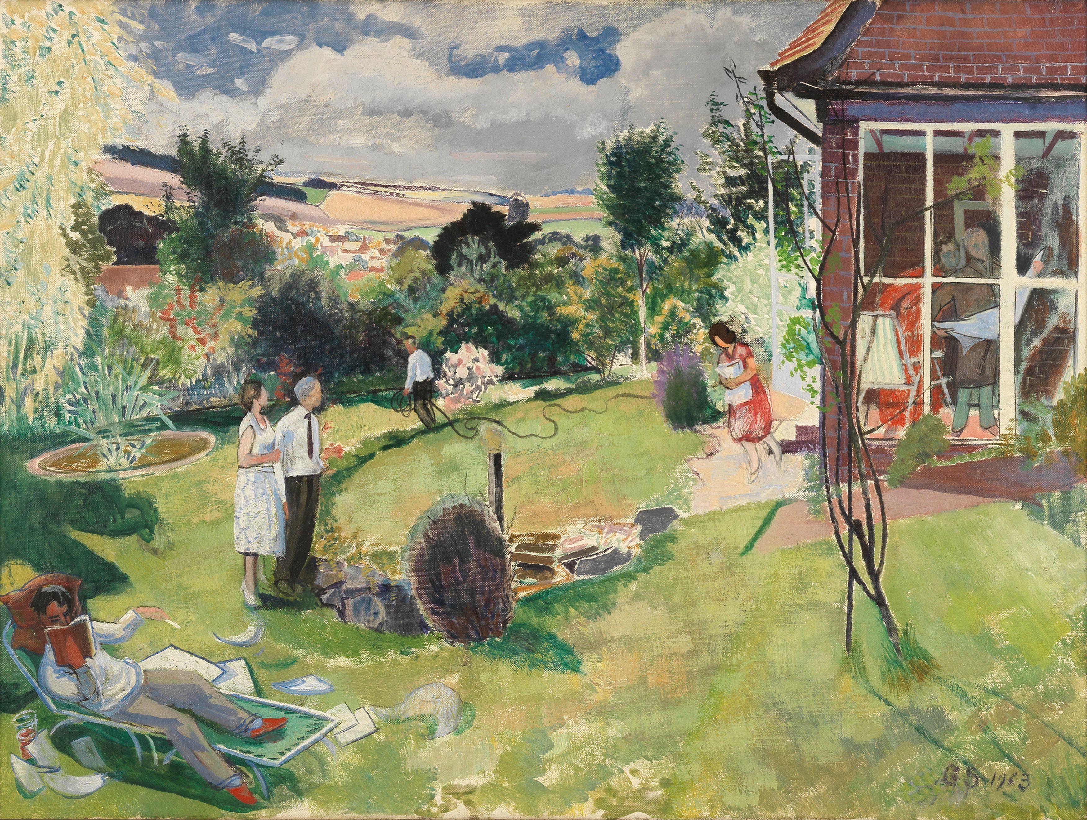 Gilbert Spencer R.A. - Conversation Piece