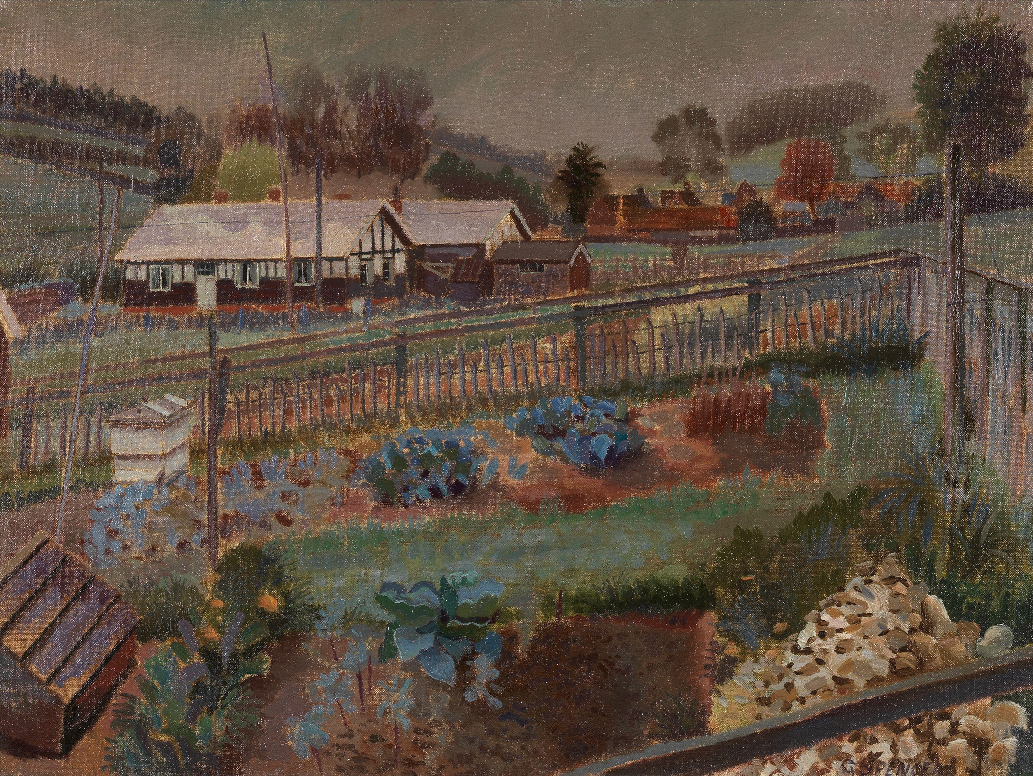 Gilbert Spencer R.A. - Cotswold Farm, Dorset