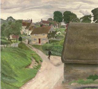 Gilbert Spencer, R.A. - Garsington