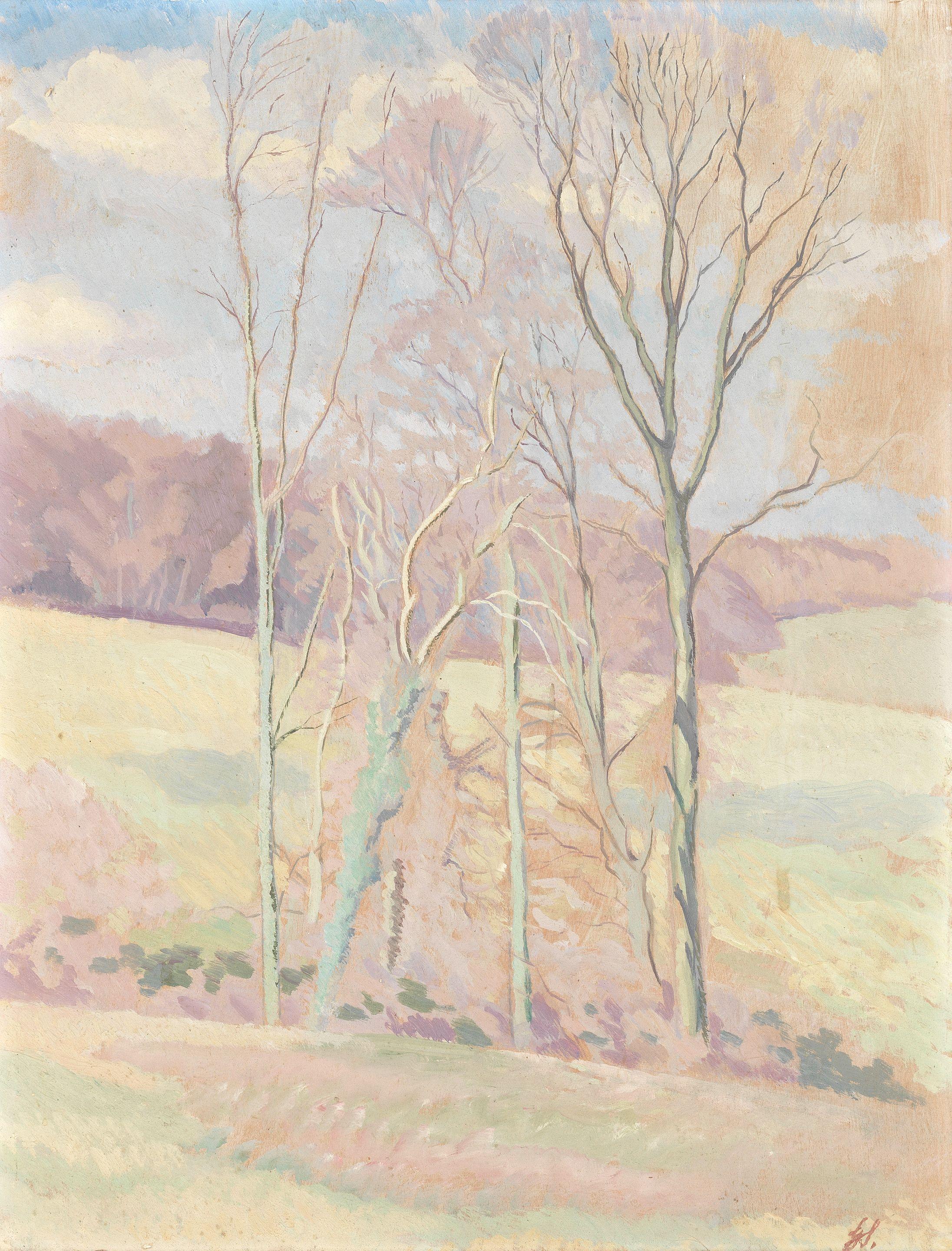 Gilbert Spencer R.A. - Group of Trees