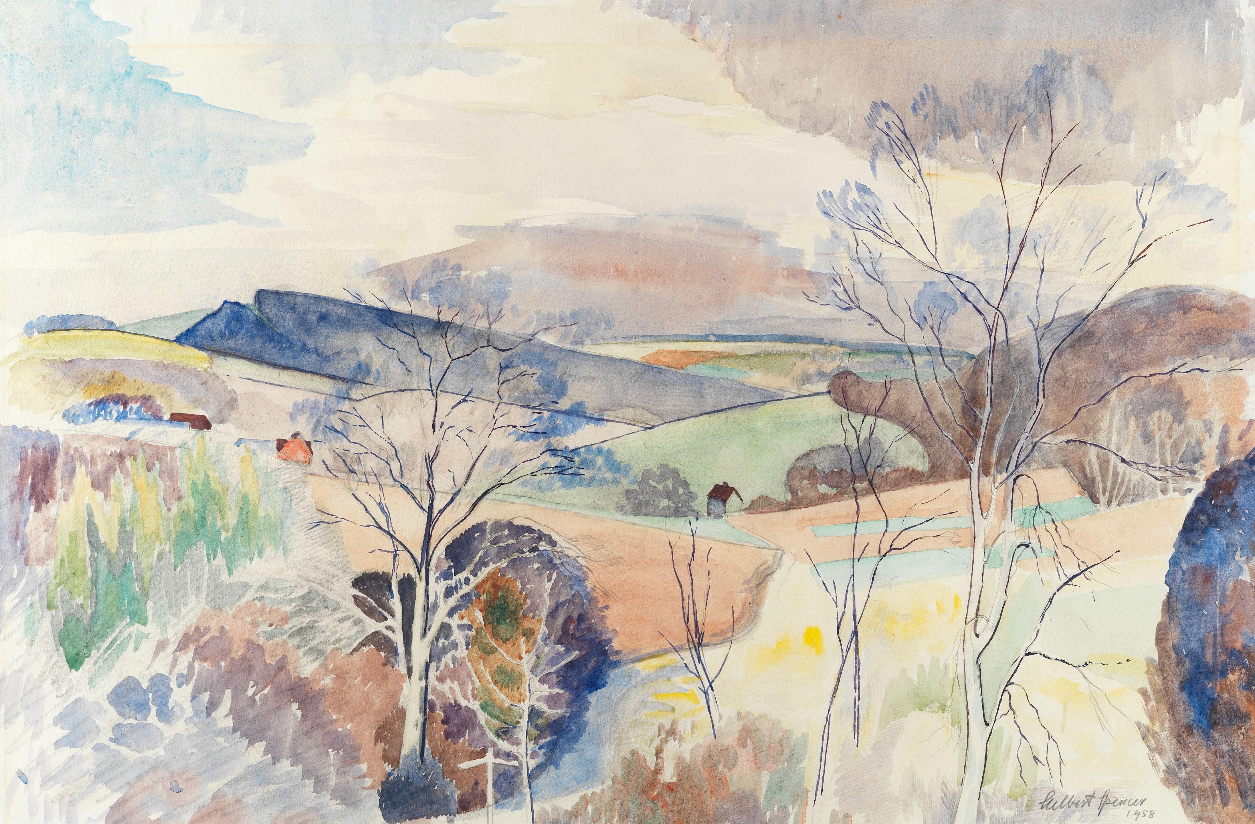 Gilbert Spencer R.A. - Landscape