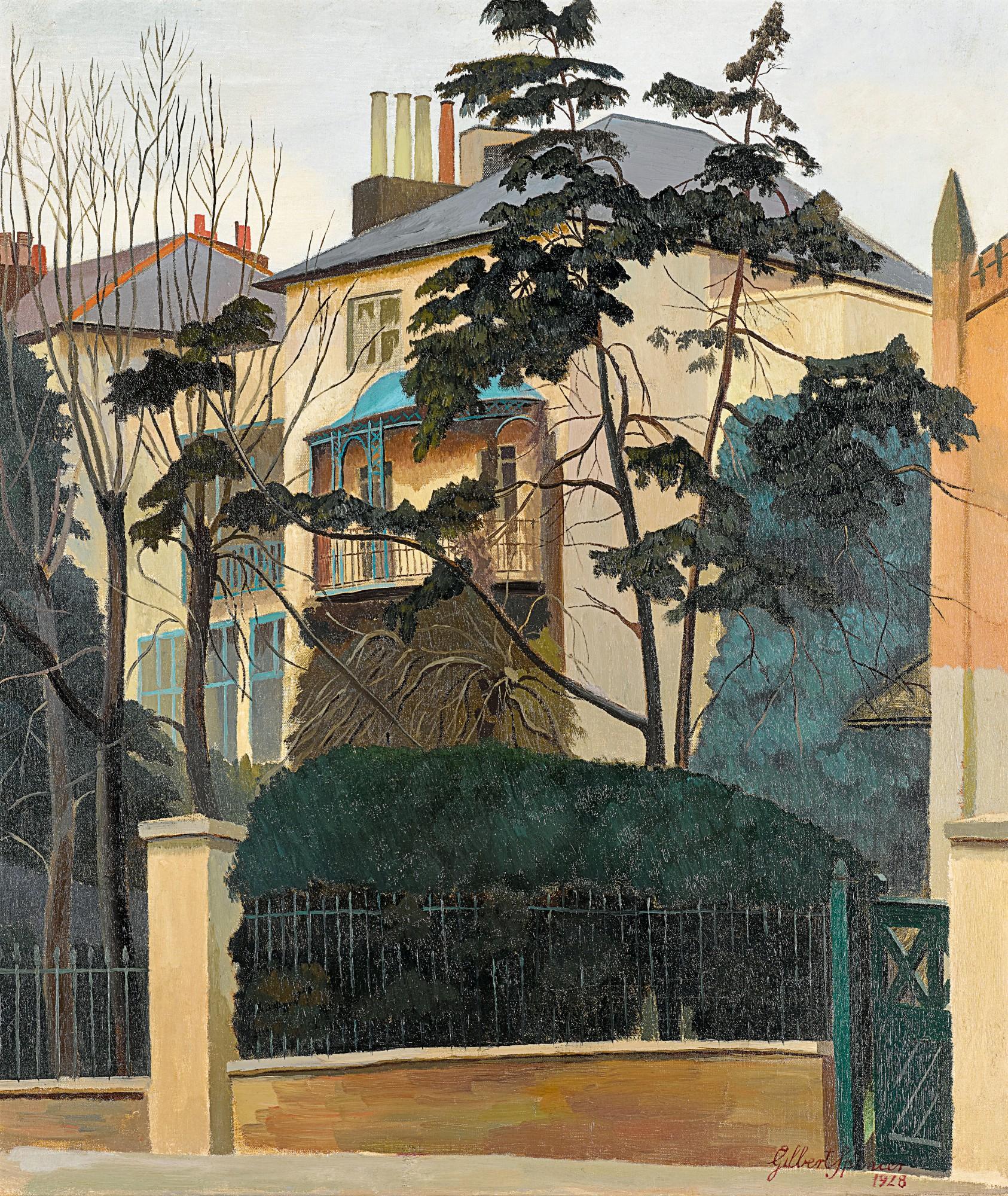 Gilbert Spencer, R.A. - The Balcony