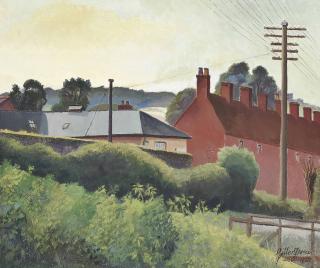 Gilbert Spencer, R.A. - Village Houses