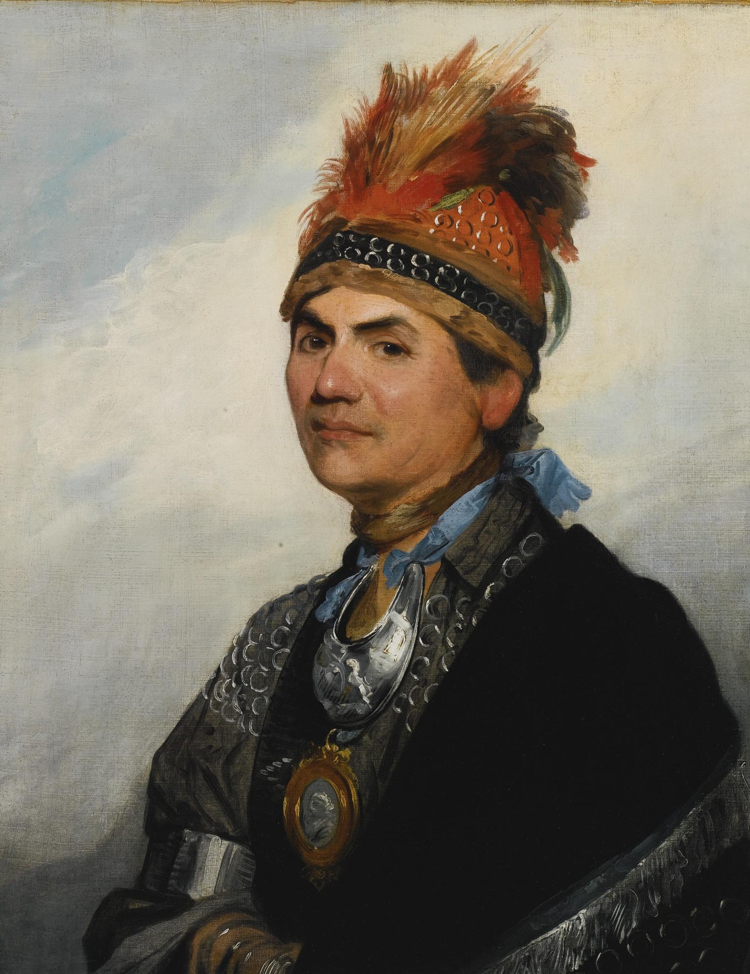 Gilbert Stuart - Portrait Of The Mohawk Chieftain Thayendanegea, Known As Joseph Brant (1742–1807)