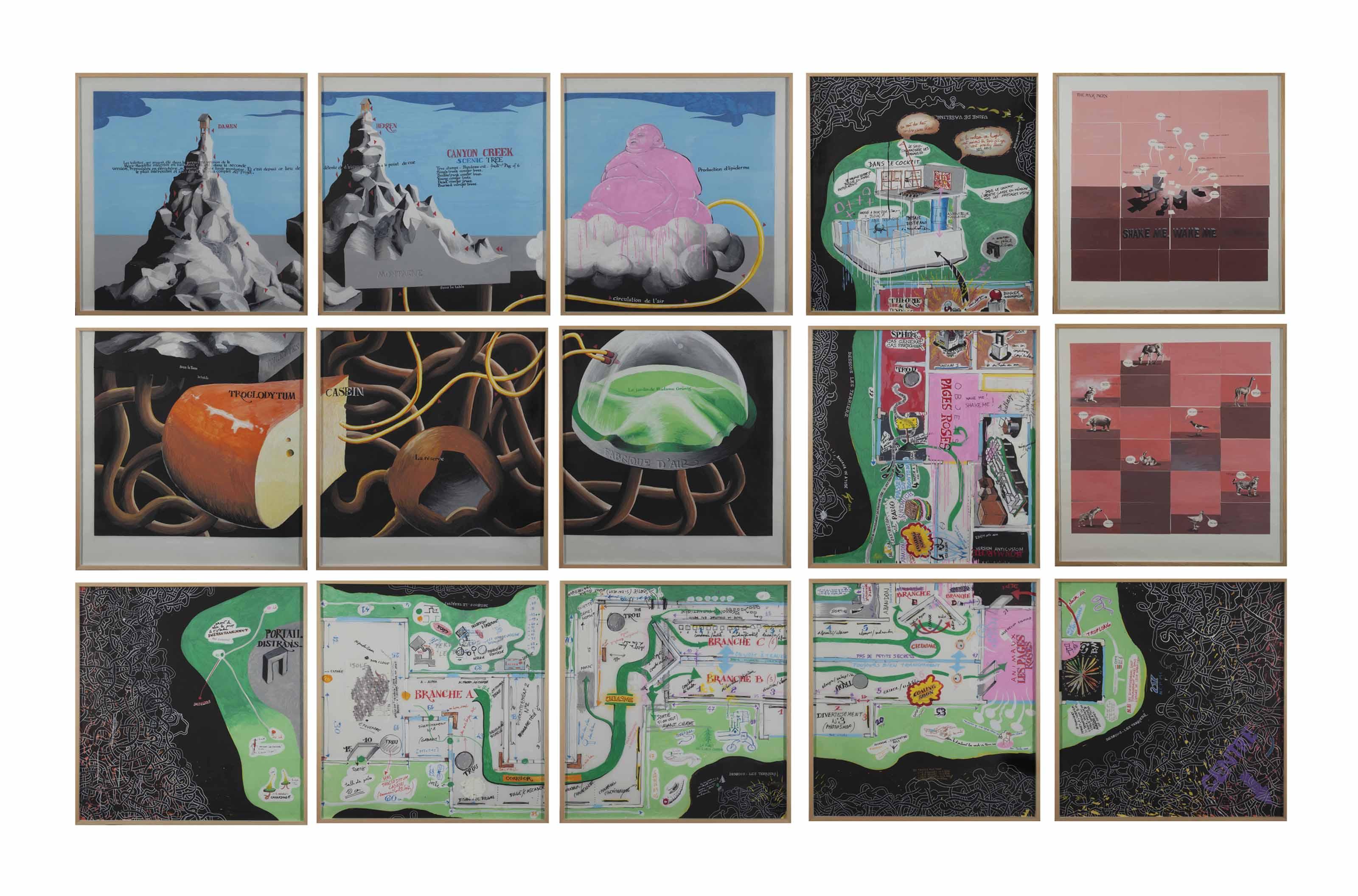 Gilles Barbier - Sans titre (La Méga Maquette)