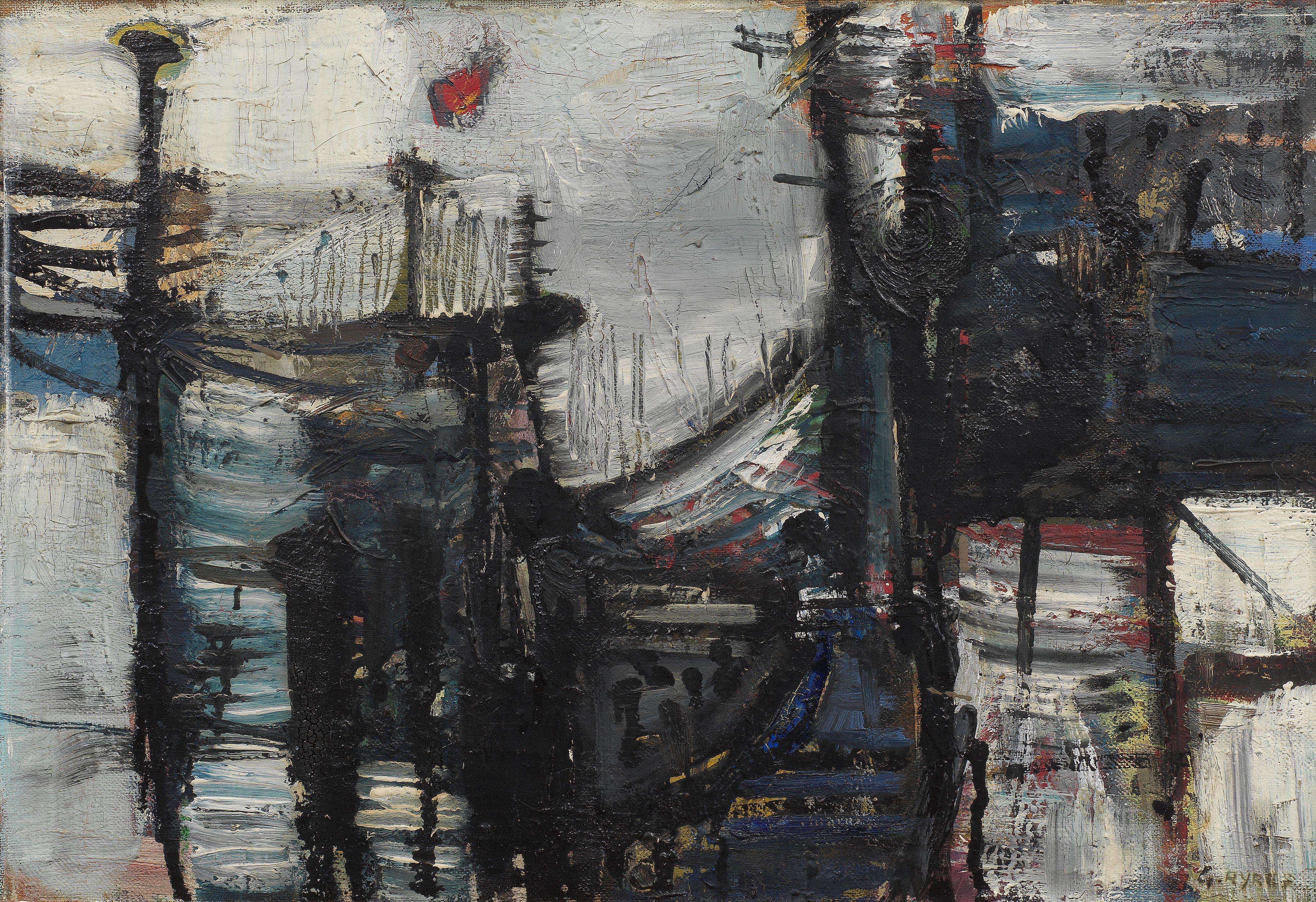 Gillian Ayres C.B.E., R.A. - Winter Landscape