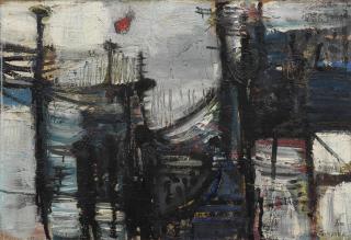 Gillian Ayres C.B.E., R.A. - Winter Landscape