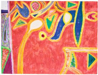 Gillian Ayres, R.A. - Rufous