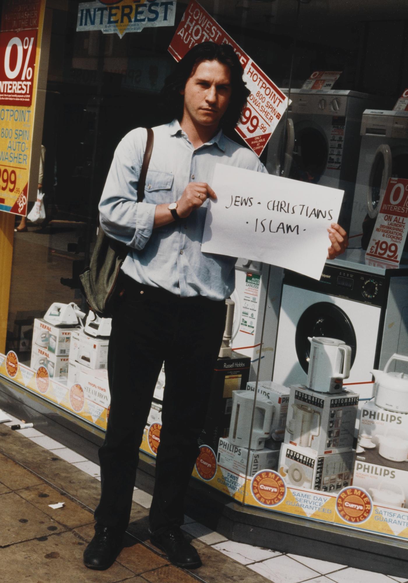 Gillian Wearing - Jews, Christians, Islam (From: Signs That Say What You Want Them To Say And Not Signs That Say What Someone Else Wants You To Say)