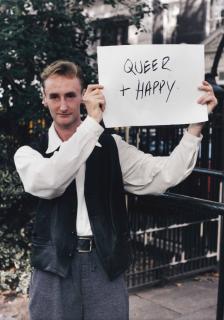 Gillian Wearing - Signs that say what you want them to say and not Signs that say what someone else wants you to say (Queer and Happy), 1992–1993
