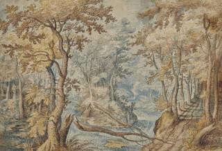 Gillis Claesz Hondecoeter - Paysage Boisé