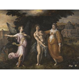 Gillis Coignet The Elder - An Allegory Of Religious Life