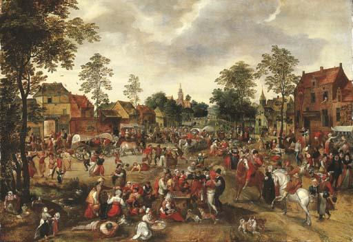 Gillis Mostaert - A village kermesse