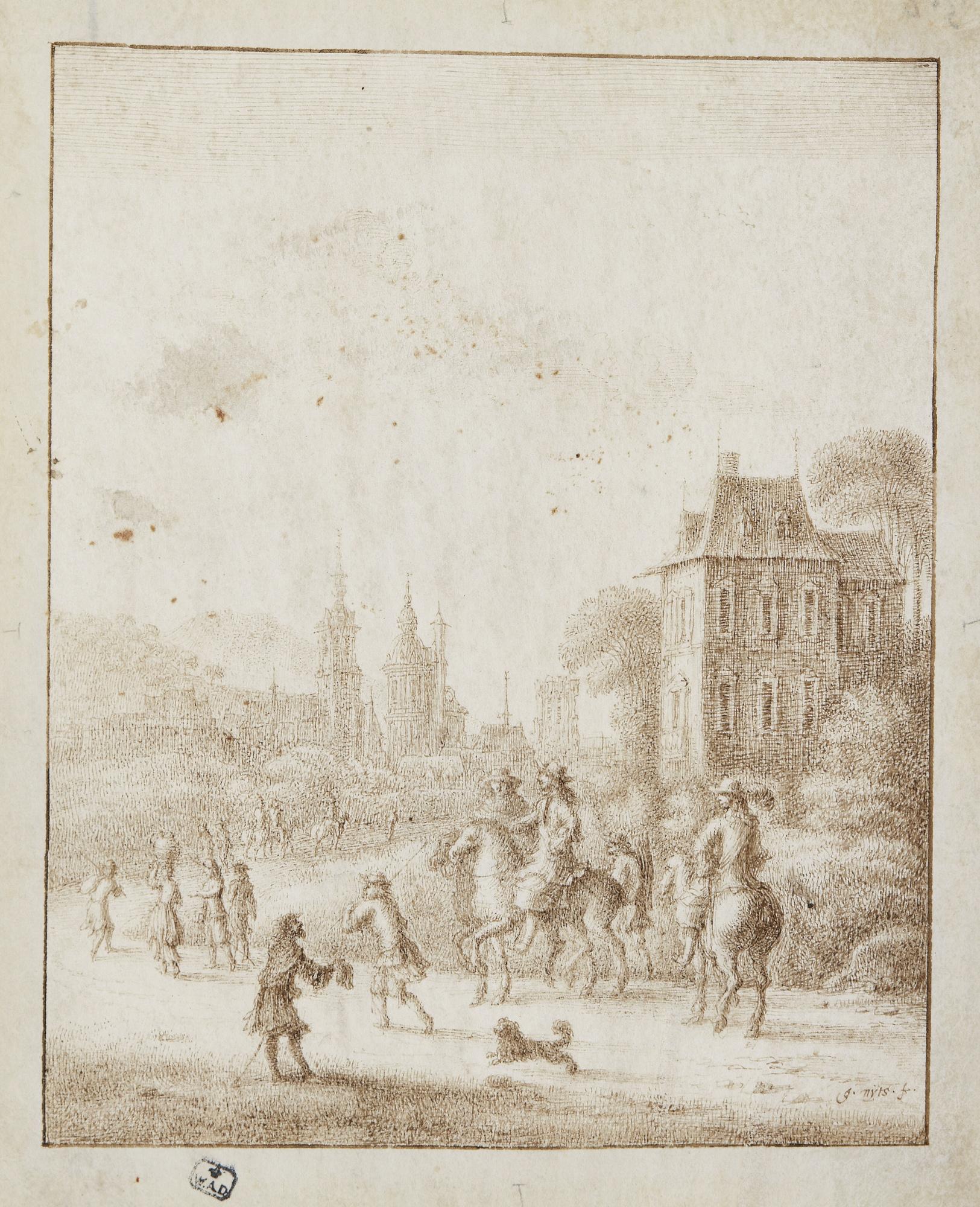 Gillis Neyts - Horsemen Entering The City Of Antwerp