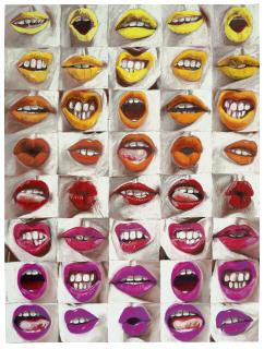 Gina Beavers - Small Warm Palette Lips