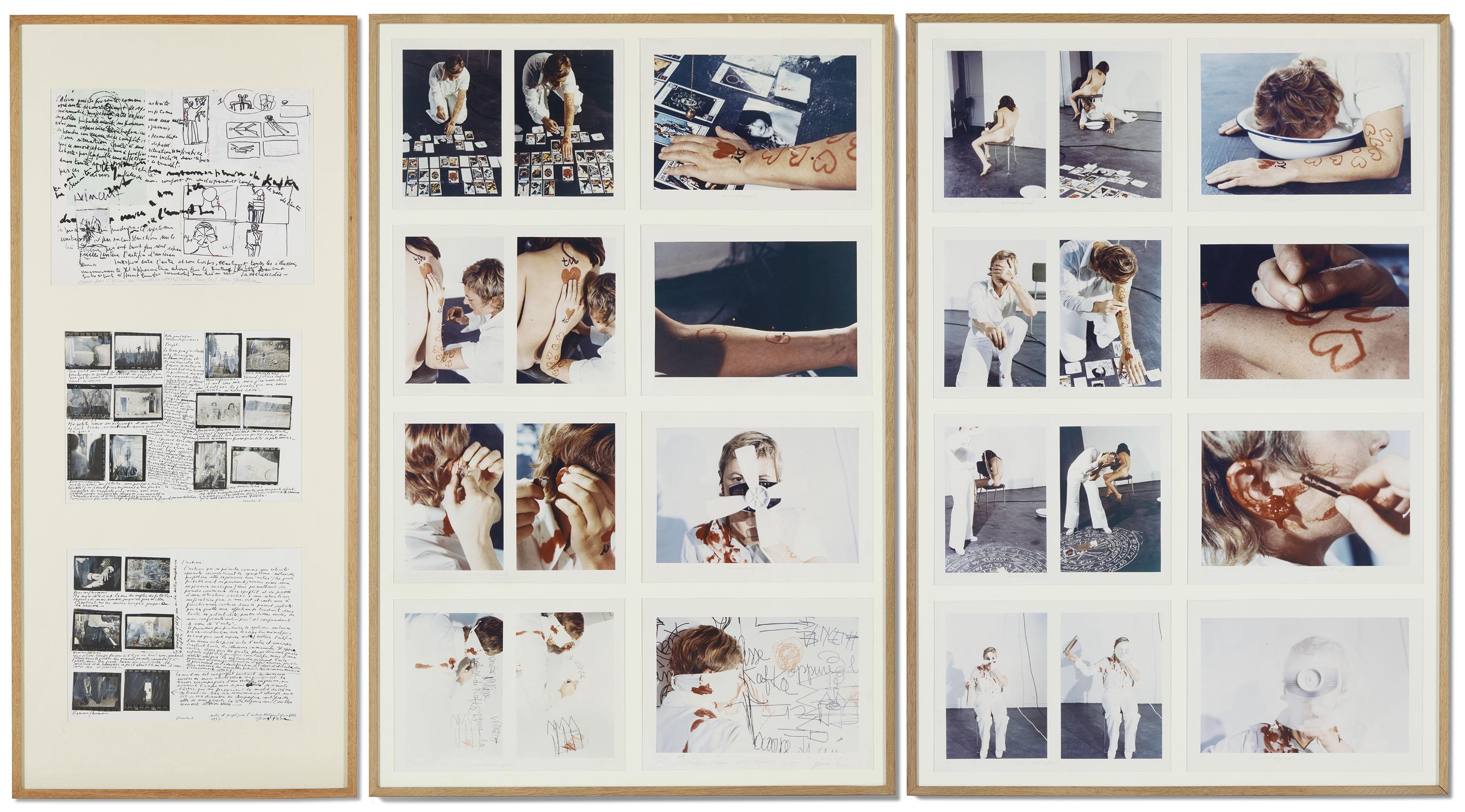 Gina Pane - Action mélancolique 2 x 2 x 2