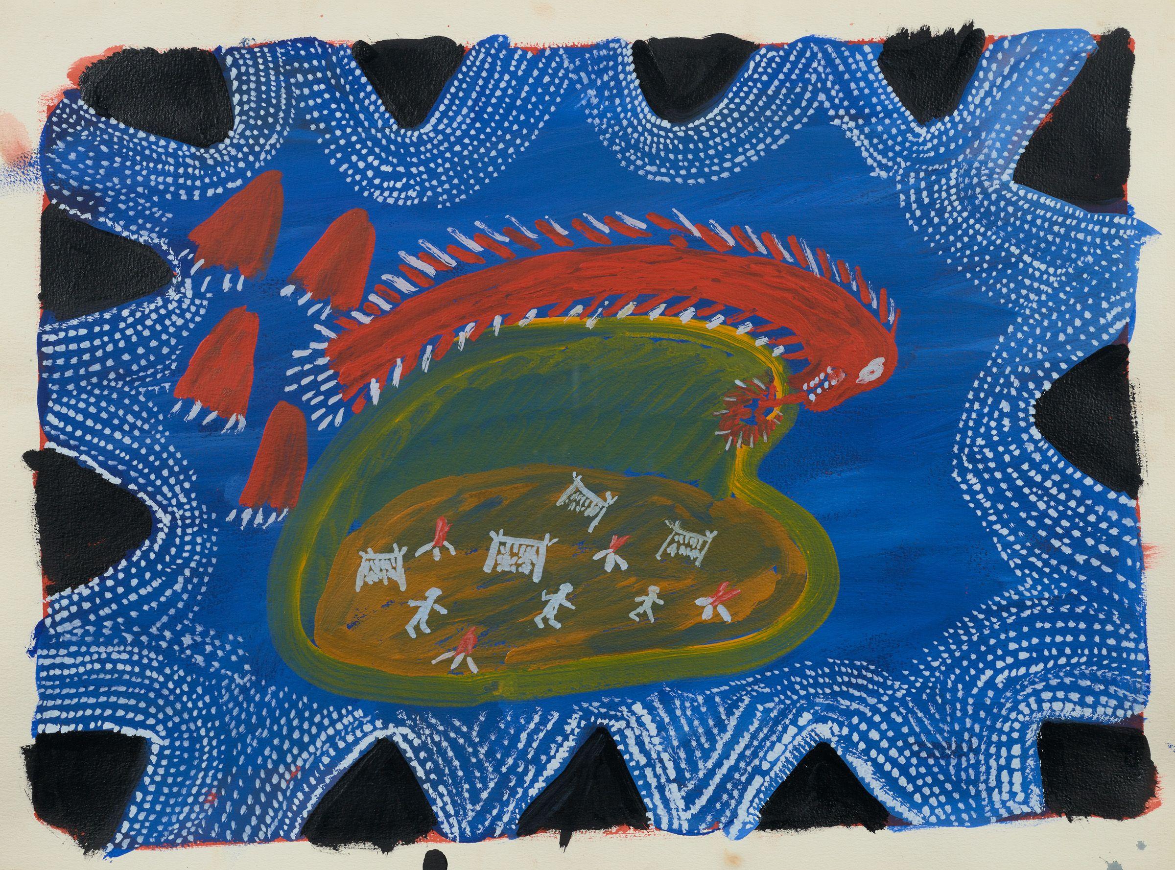 Ginger Riley Munduwalawala - Limmen Bight Country, 1991