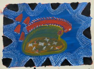 Ginger Riley Munduwalawala - Limmen Bight Country, 1991