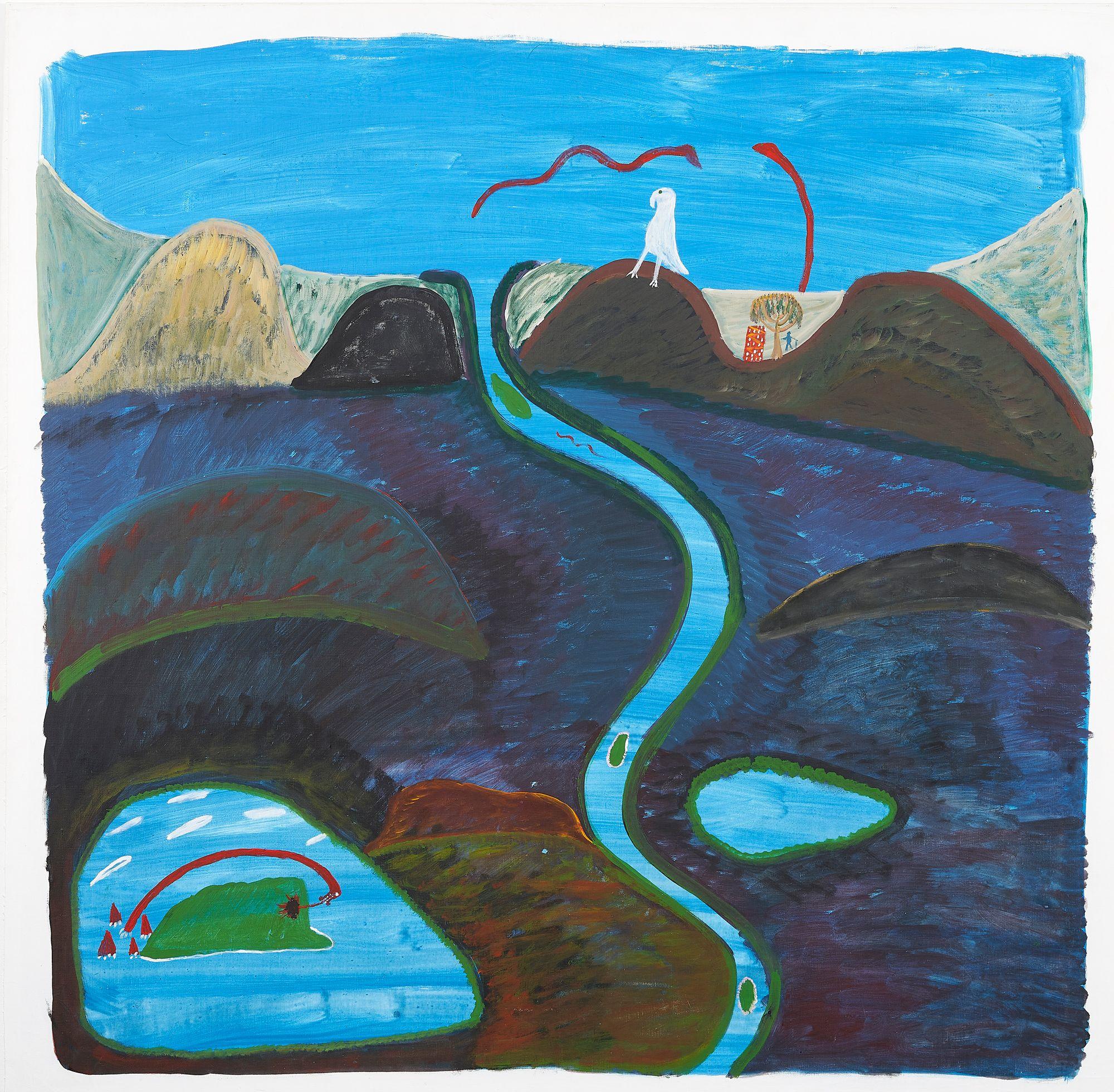 Ginger Riley Munduwalawala - Limmen Bight River, 1993