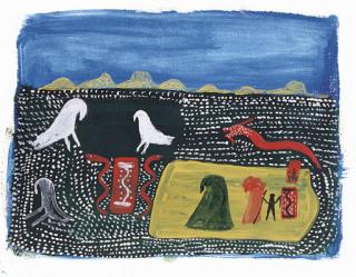 Ginger Riley Munduwalawala - Untiteld